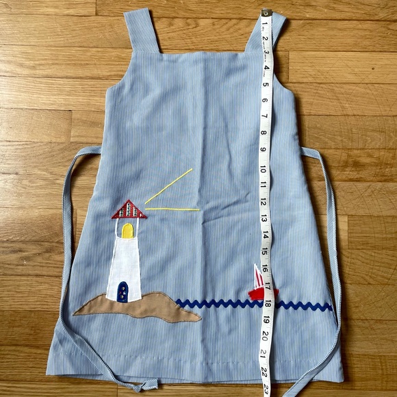 Vintage girls sailboat dress - Picture 4 of 10